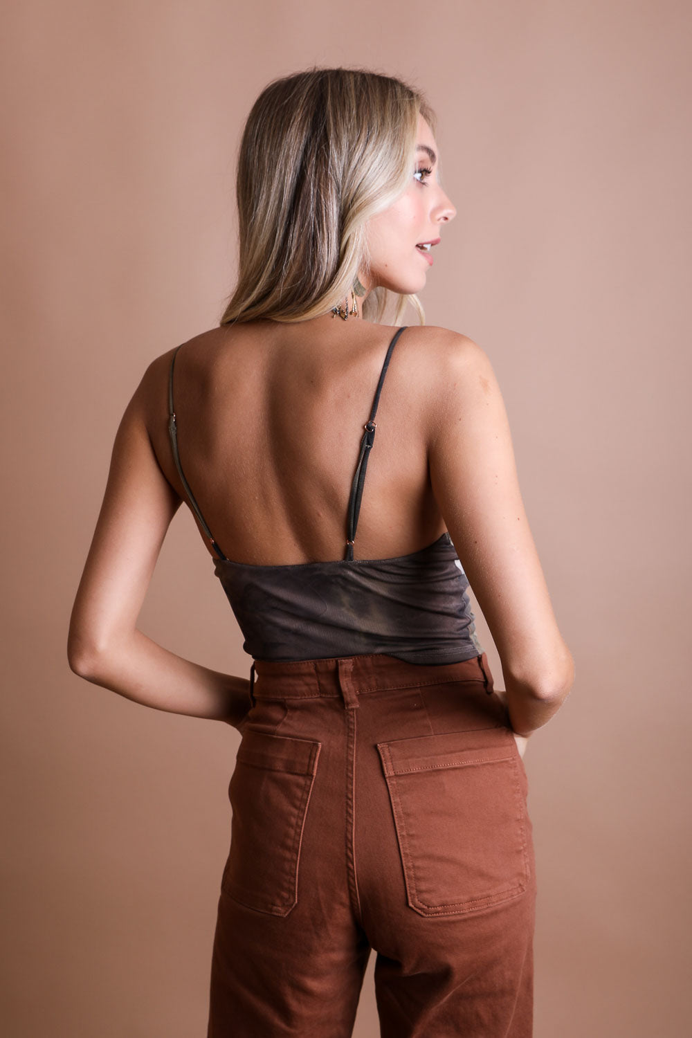 Tie Dye Mesh Keyhole Brami Leto Collection