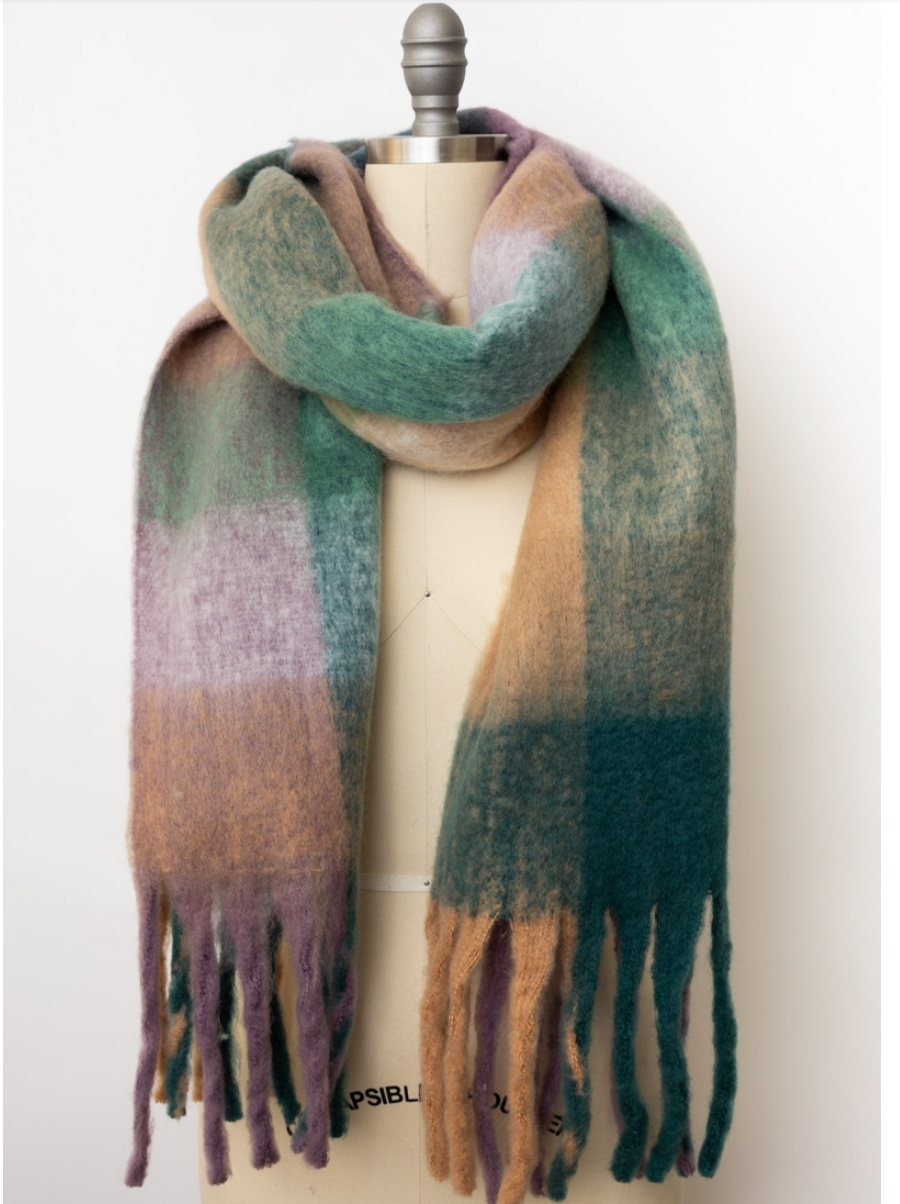 Cozy Breeze Oversized Fringe Scarf - Fall & Winter Essential