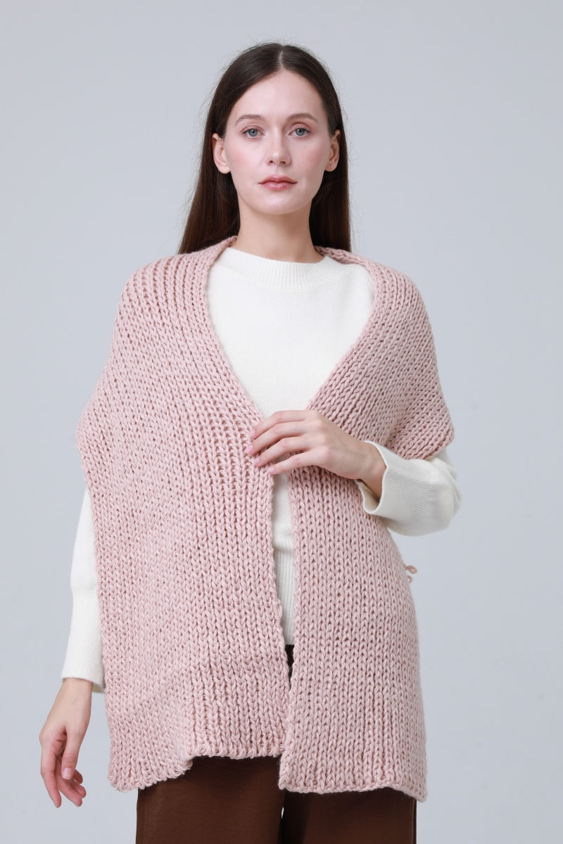 Chunky Ribbed Scarf – Oversized Winter Wrap for Women 🧣❄️ Leto Collection