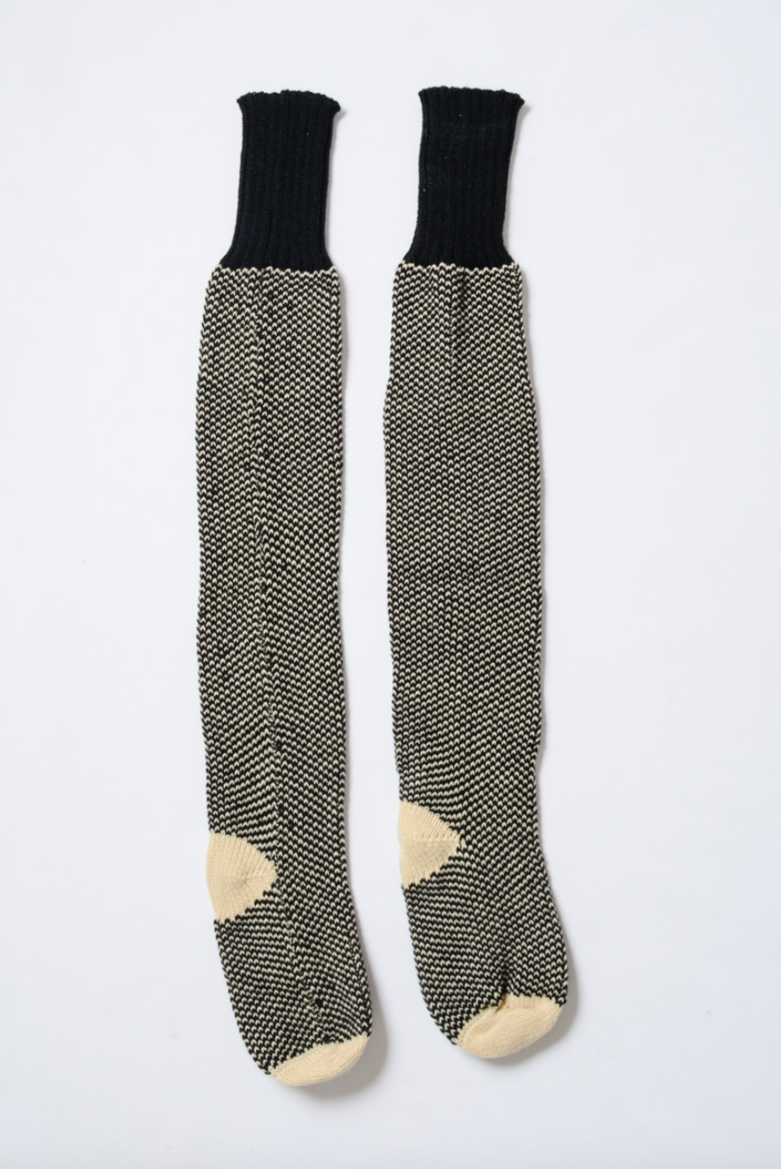 Cozy Ribbed Knit Lounge Socks