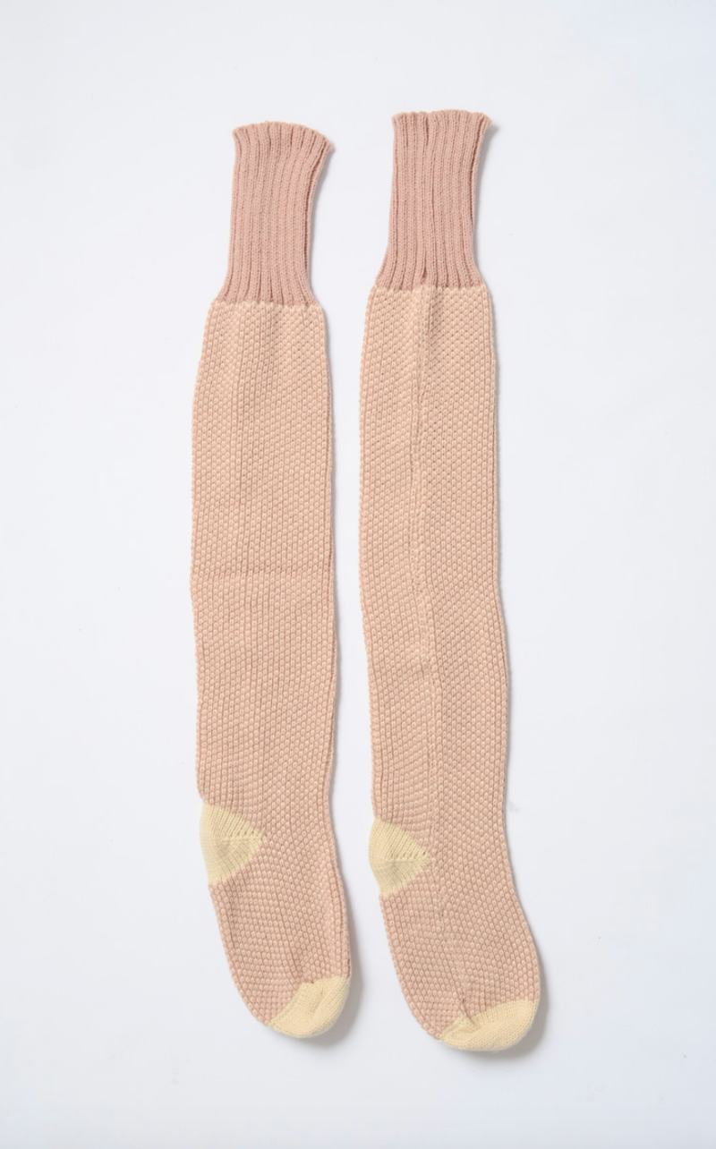 Cozy Ribbed Knit Lounge Socks