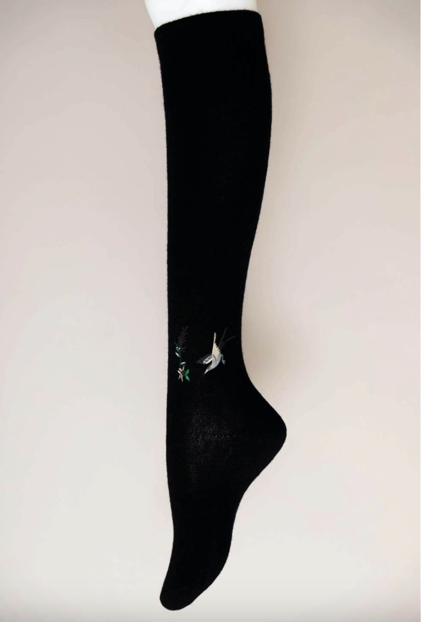 Hummingbird Knee High Socks