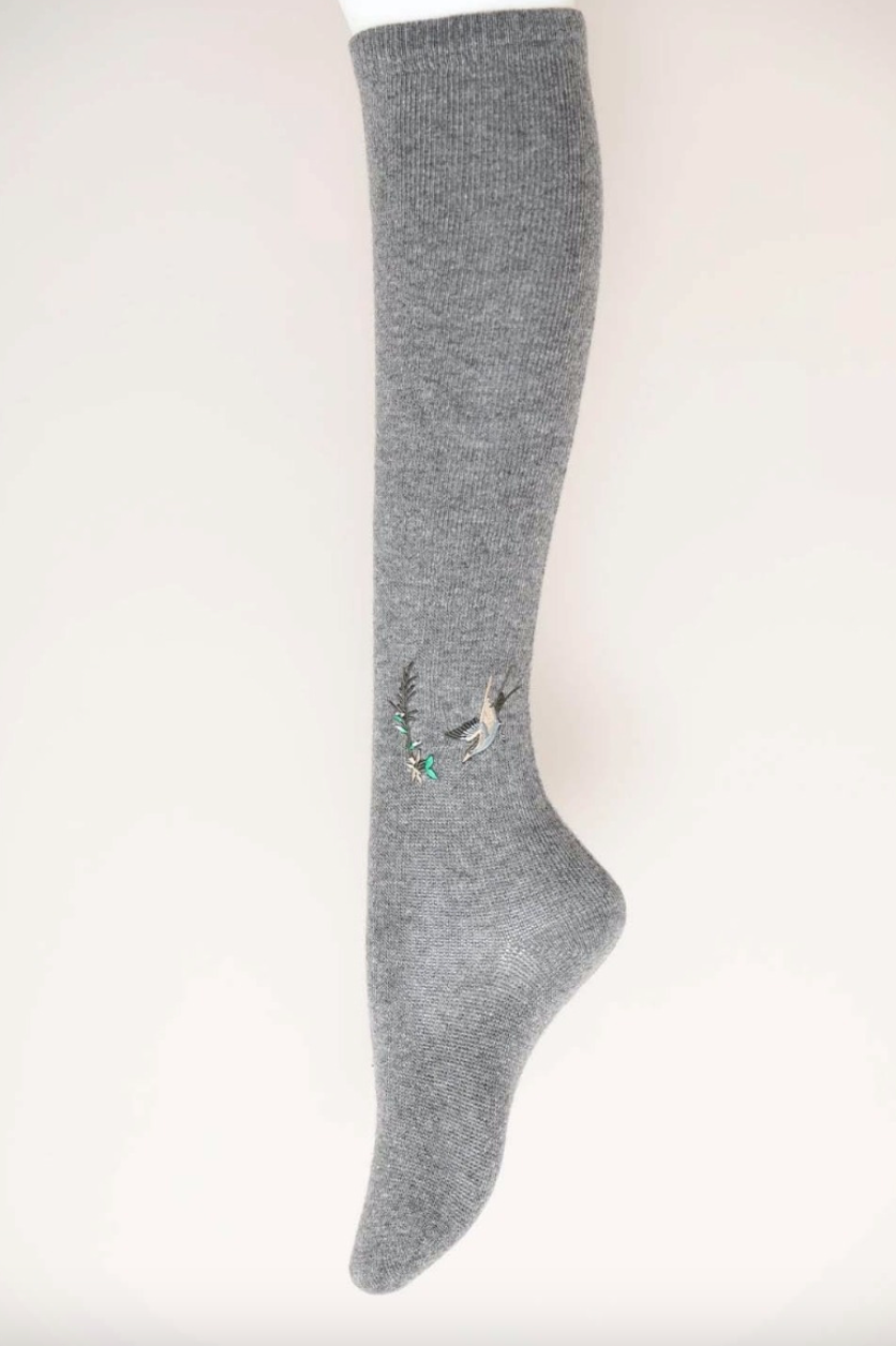 Hummingbird Knee High Socks