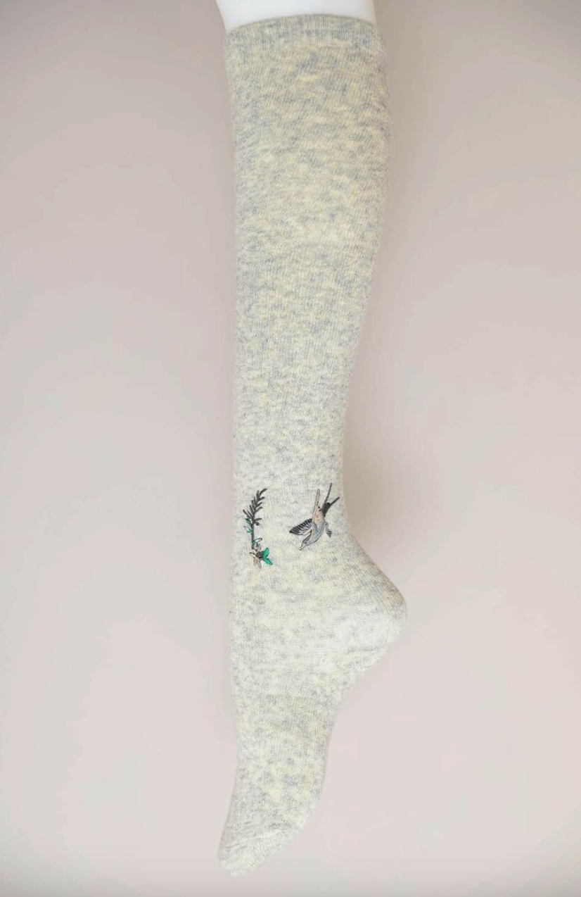 Hummingbird Knee High Socks