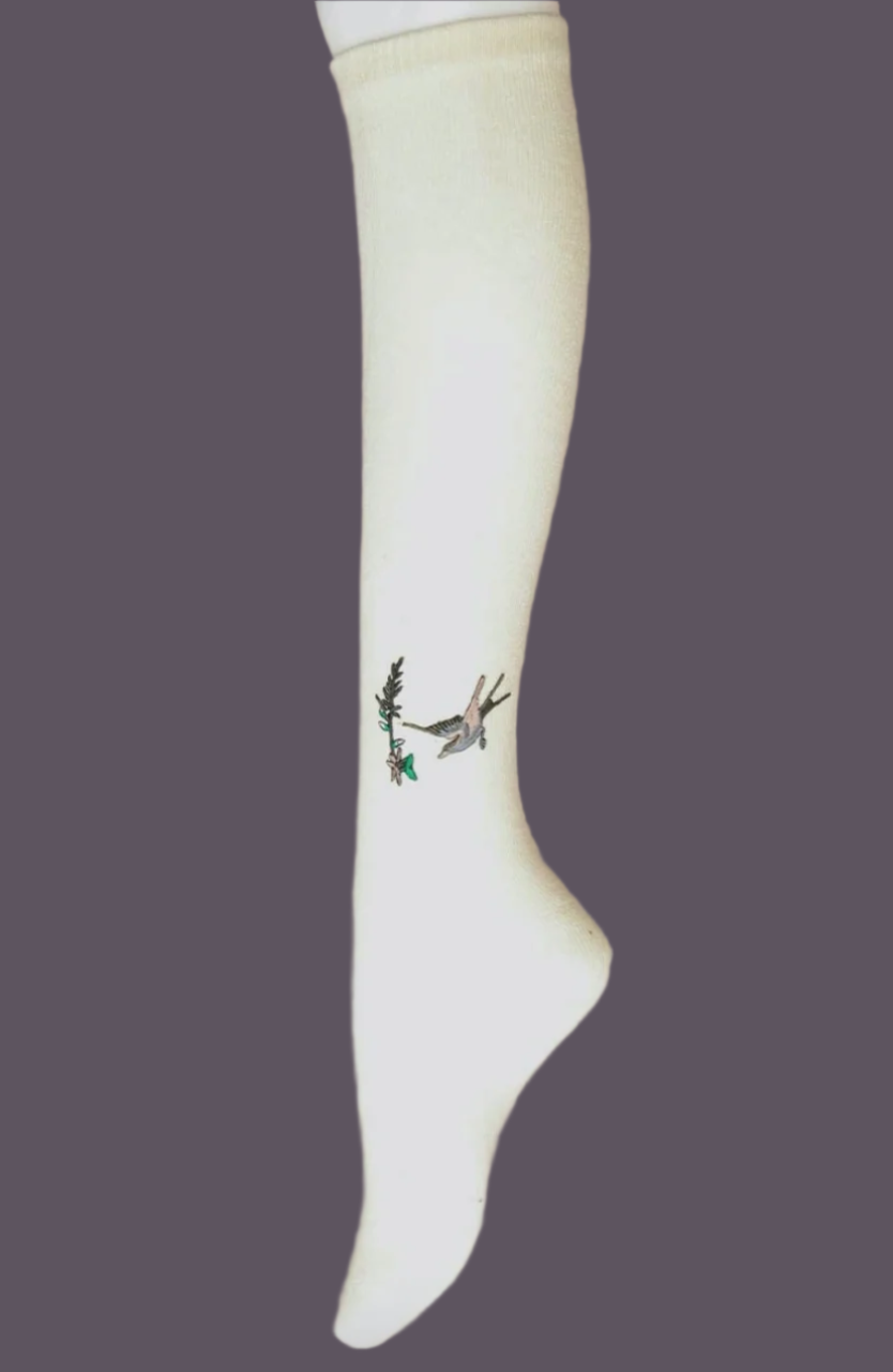 Hummingbird Knee High Socks