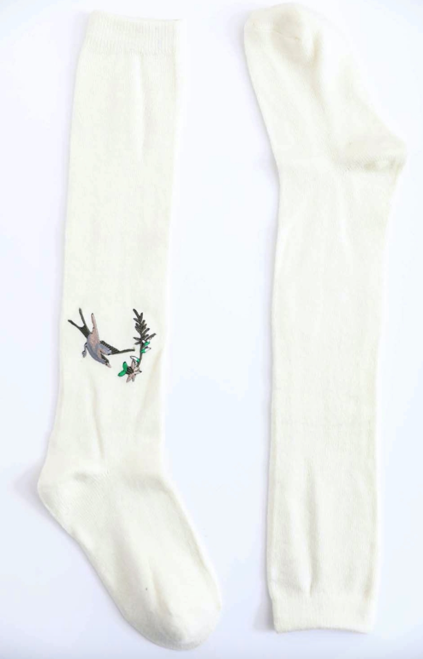 Hummingbird Knee High Socks