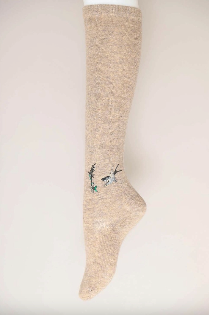 Hummingbird Knee High Socks