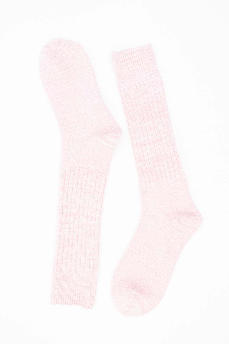 Pastel Dreams Slouchy Knit Socks - Casual Knitwear 🧦