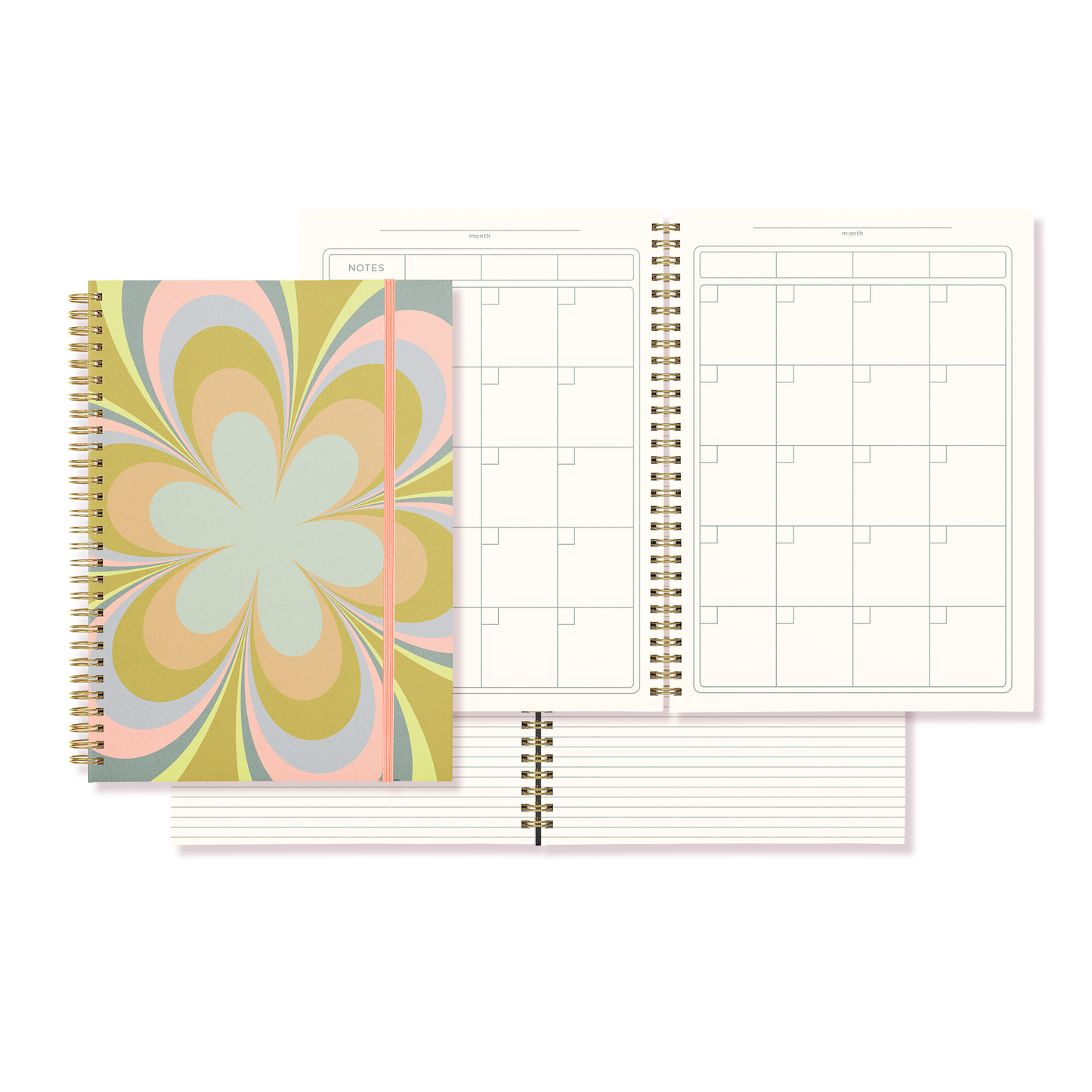 Kaleidoscope Floral Notebook