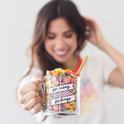 So Many Feelings Glass Mug