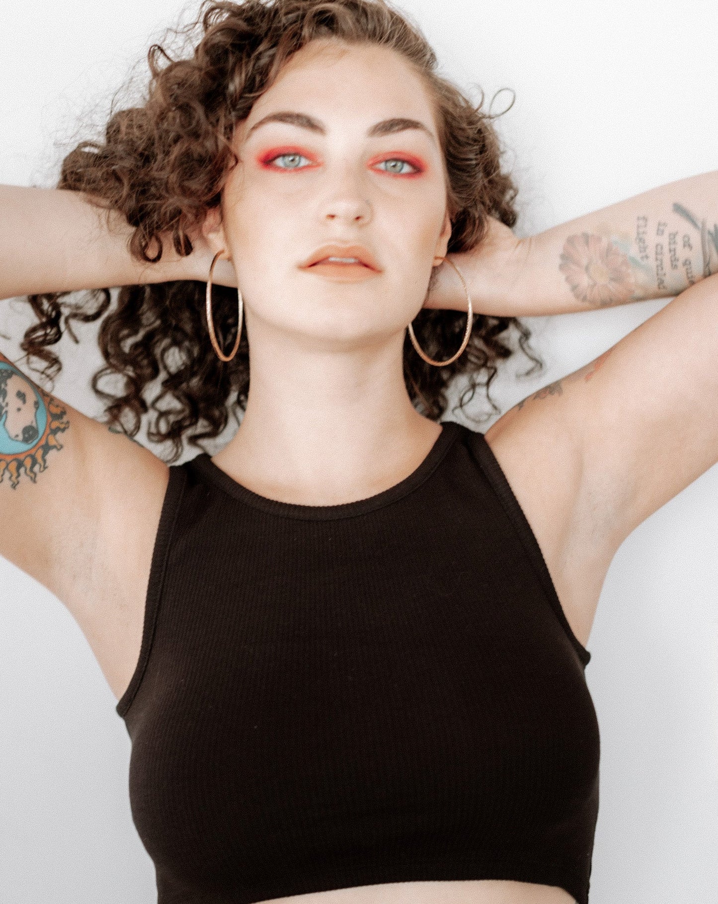 Organic Cotton Rib Tank - Black