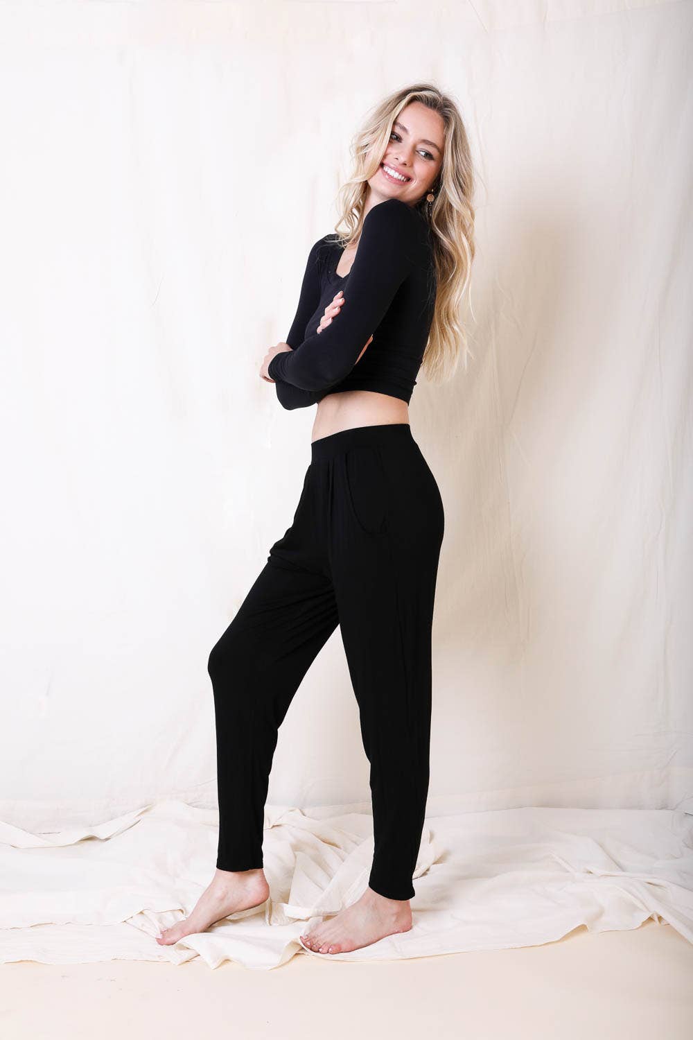 Wide Band Lounge Stretch Pants