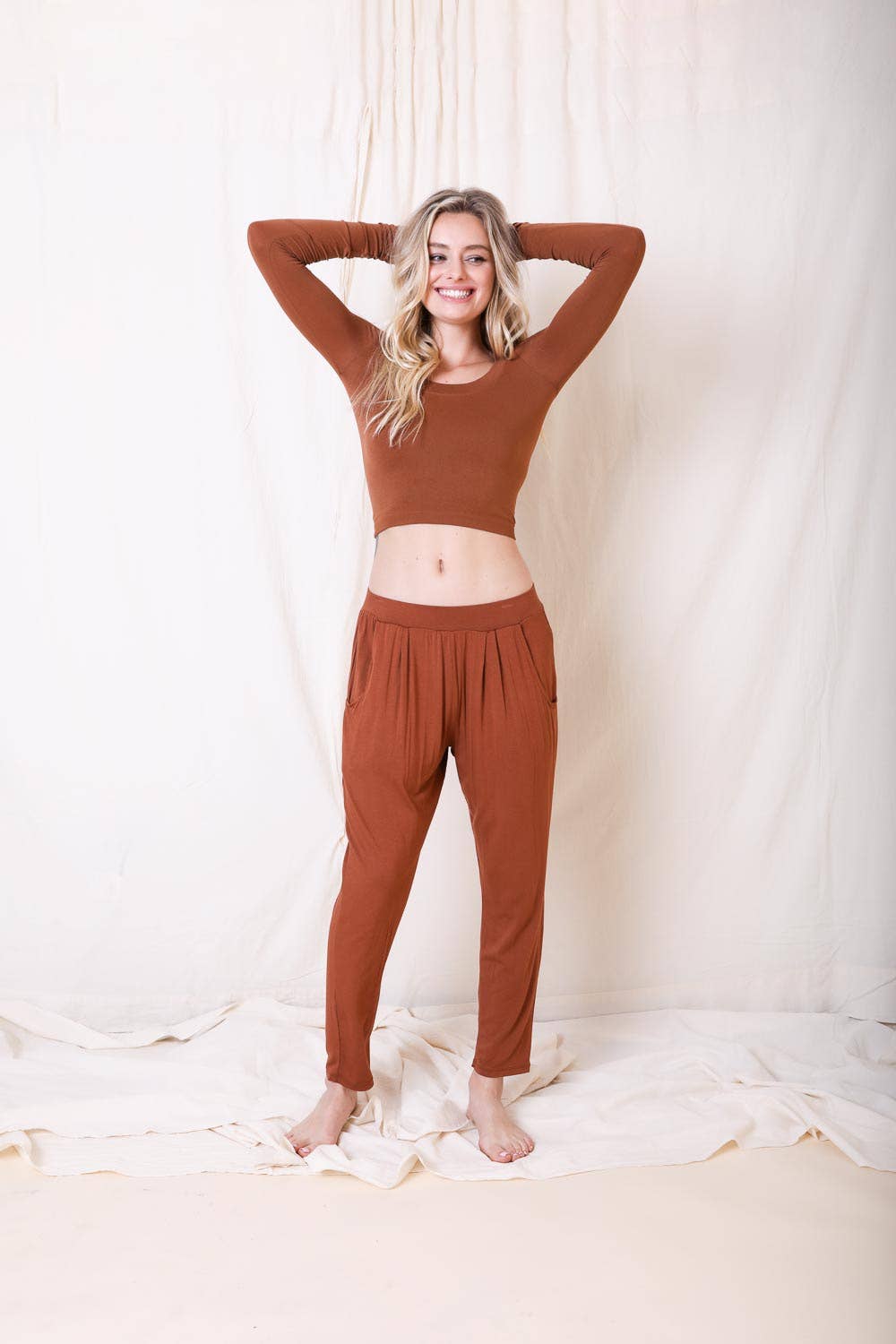 Wide Band Lounge Stretch Pants