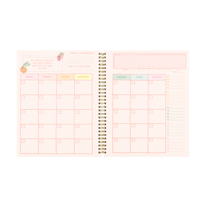 Undated Perpetual Goal Setting Planner