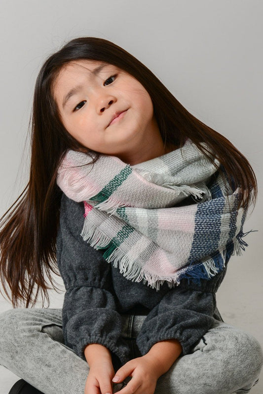 Kids Flannel Infinity Blanket Scarf Scarves