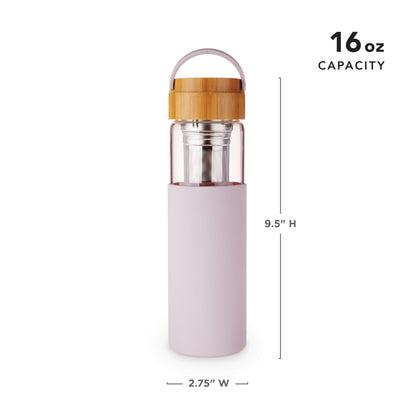 Dana Glass Travel Mug in Lavender
