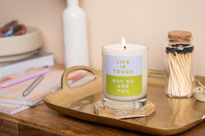 Candle Rocks Glass - Color Me Happy