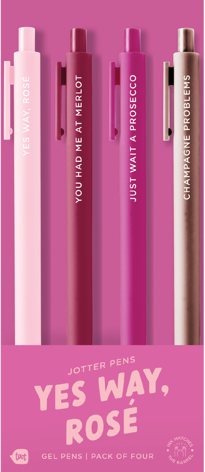 Jotter Sets 4 Pack Colorful Pens