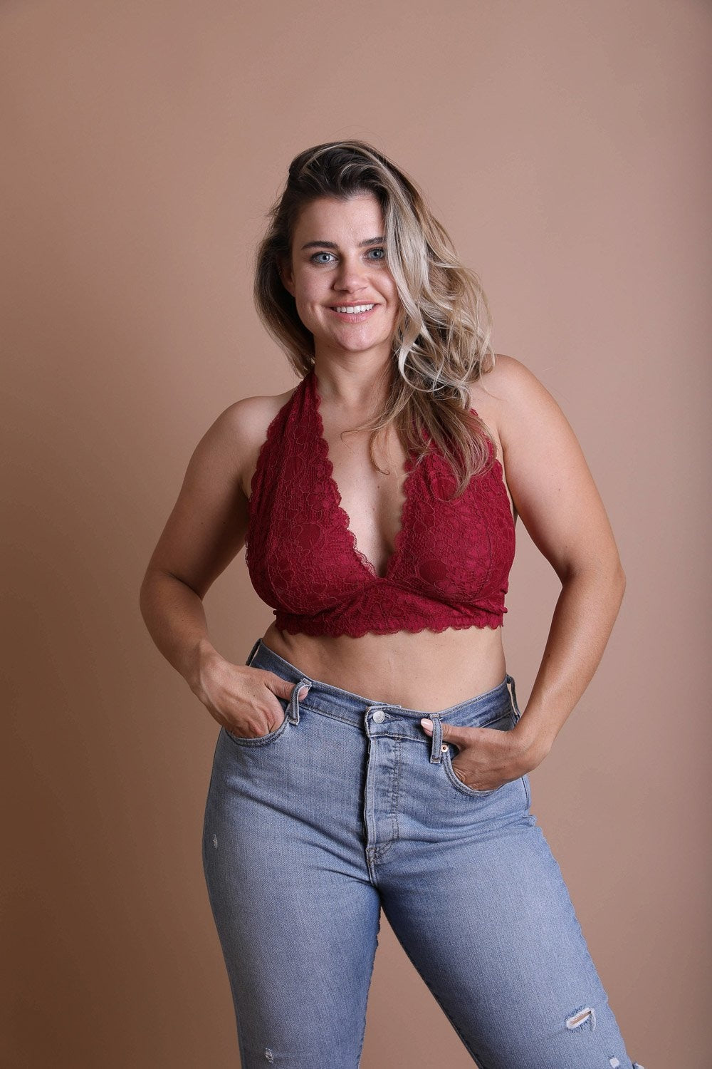 Plus Halter Top Bralette