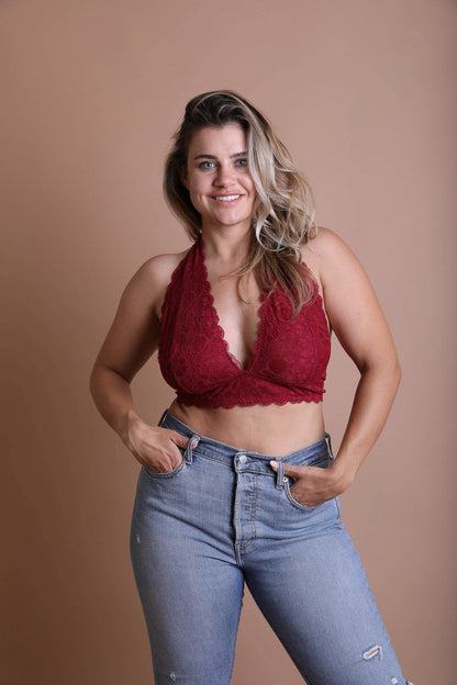 Plus Halter Top Bralette