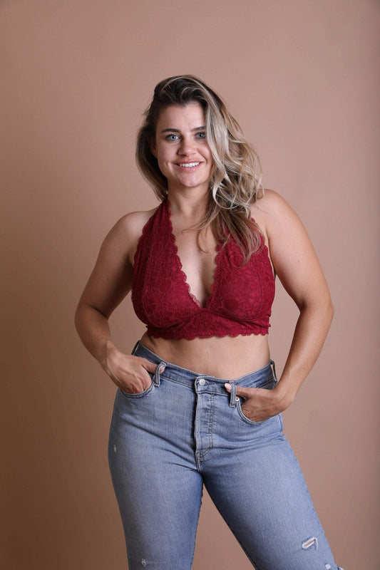 Plus Halter Top Bralette