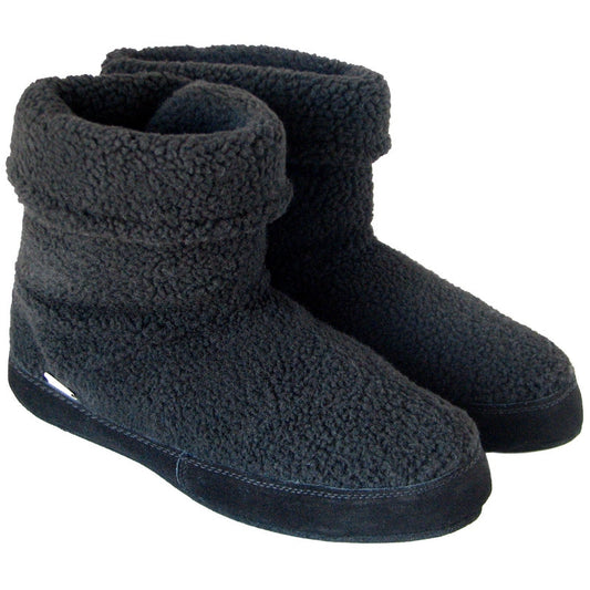 Polar Feet Men's Snugs - Black Berber