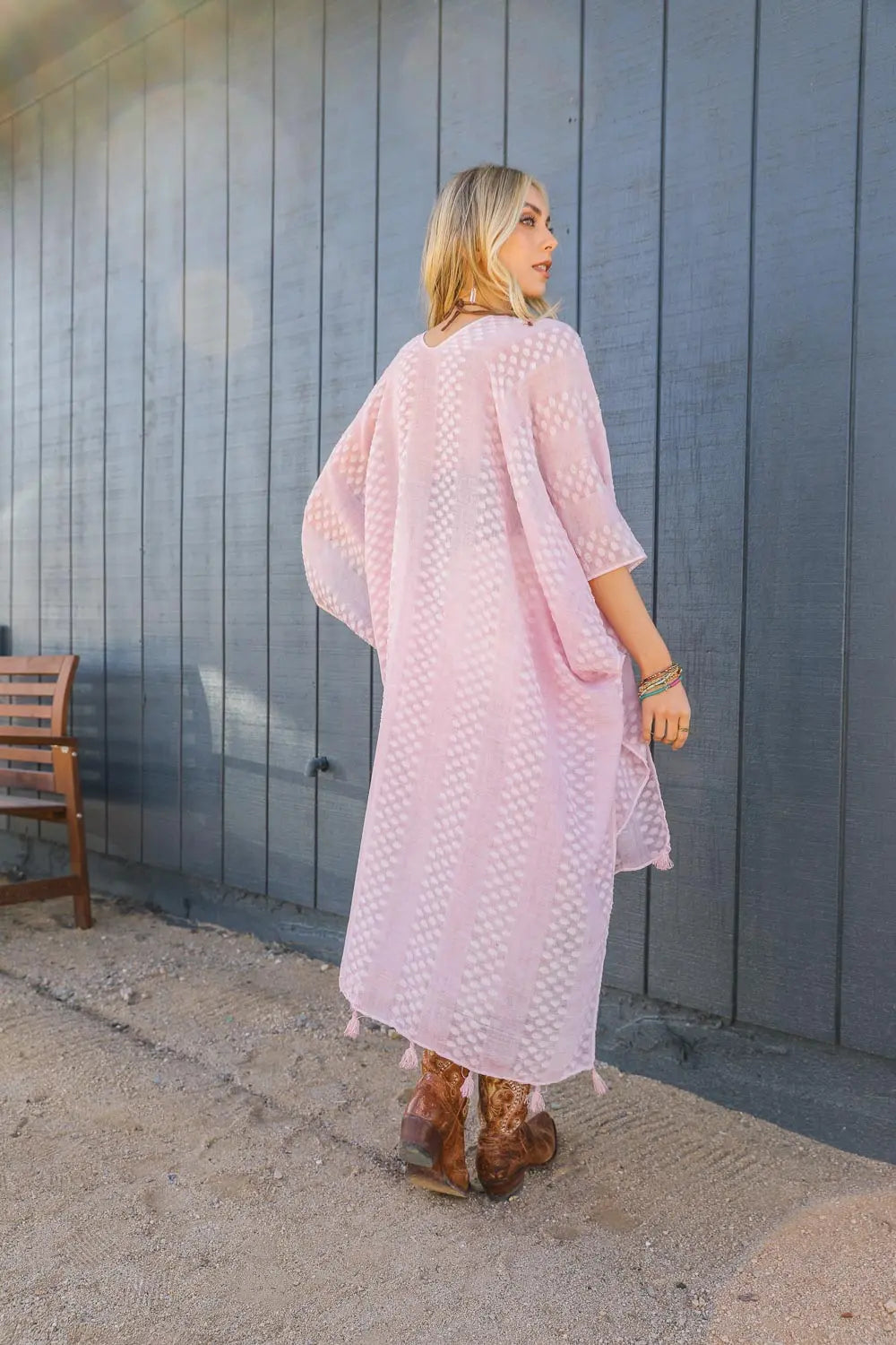 Sunshine Pom Kimono