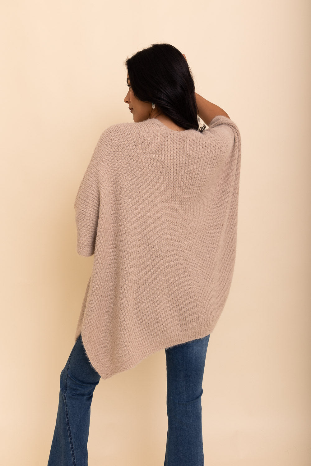 Relax & Chill Summer Nights Boucle Poncho Ponchos