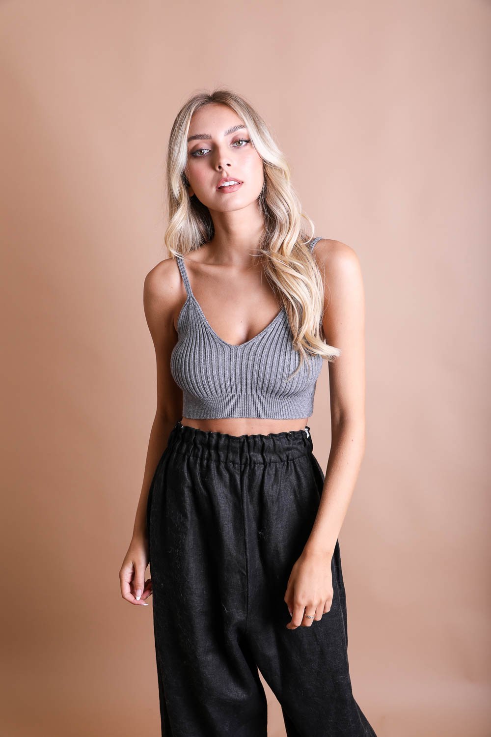 Rib Knit Lounge Brami Bralette