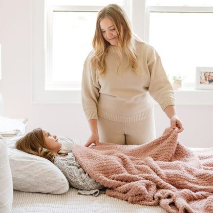 RIBBED BAMBONI® TODDLER BLANKETS