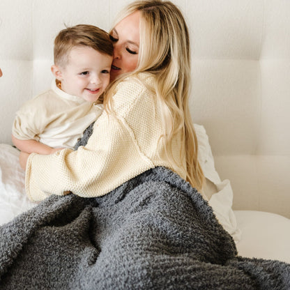 RIBBED BAMBONI® TODDLER BLANKETS