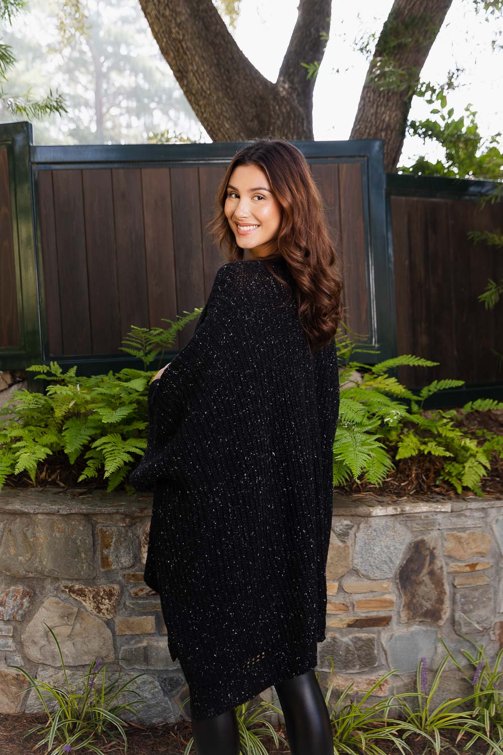 Snuggly Knit Haven Chunky Ribbed Pocket Ruana Ponchos