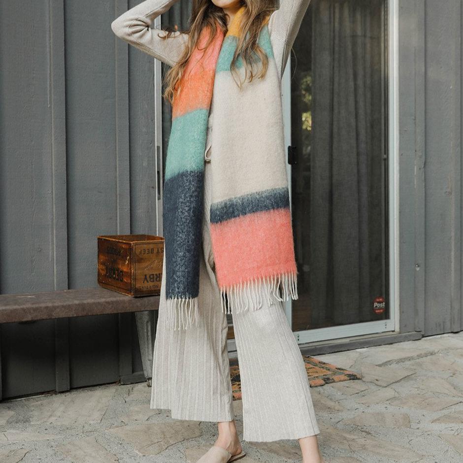 Soft Mohair Scarf Scarves