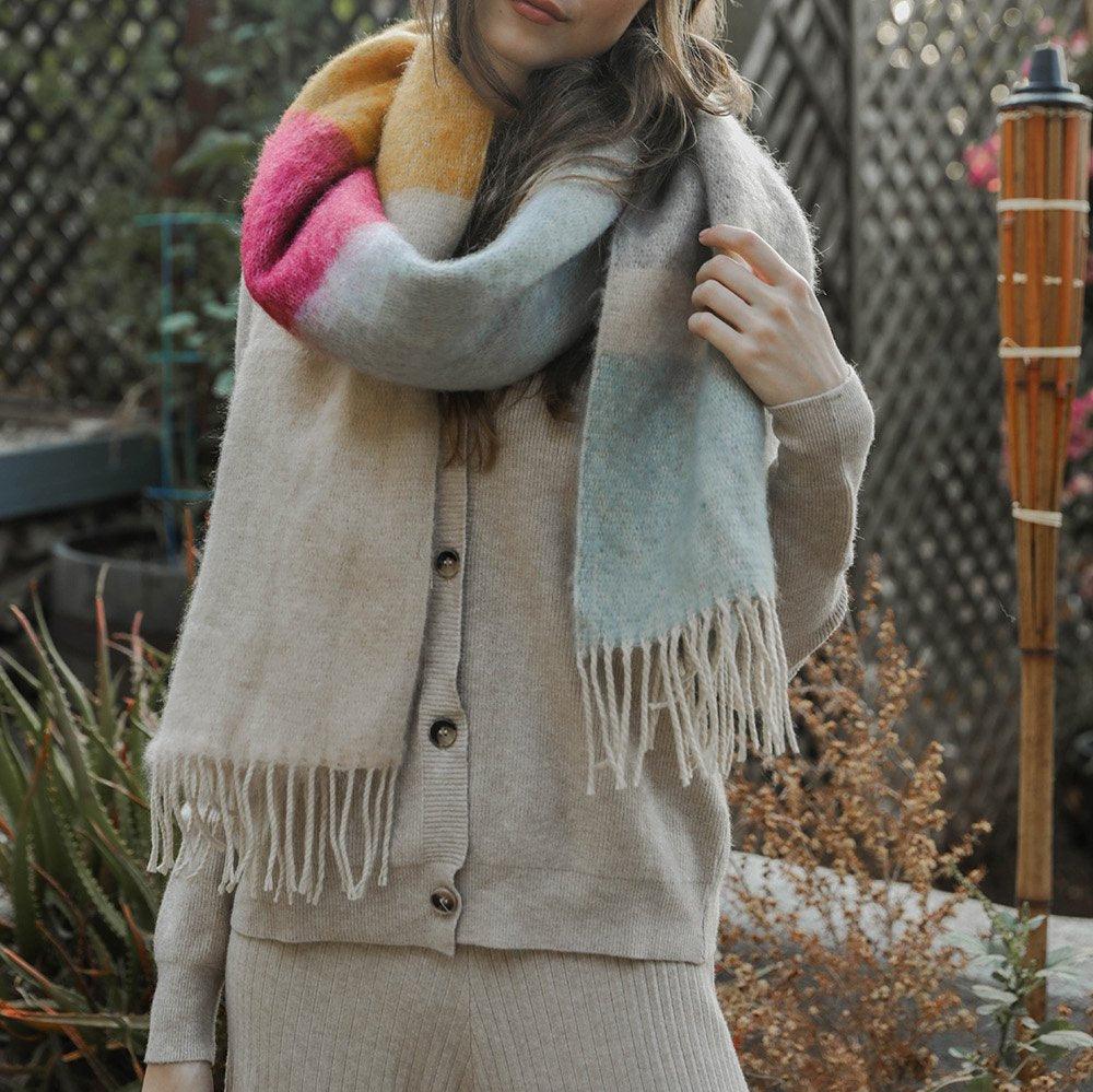 Soft Mohair Scarf Scarves