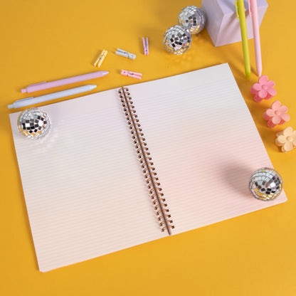 Rainbow Flower Notebook