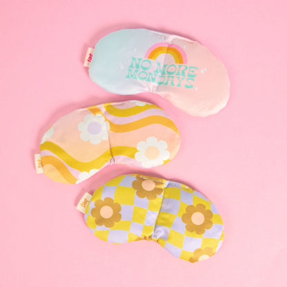 Wavy Daisy Weighted Eye Pillows