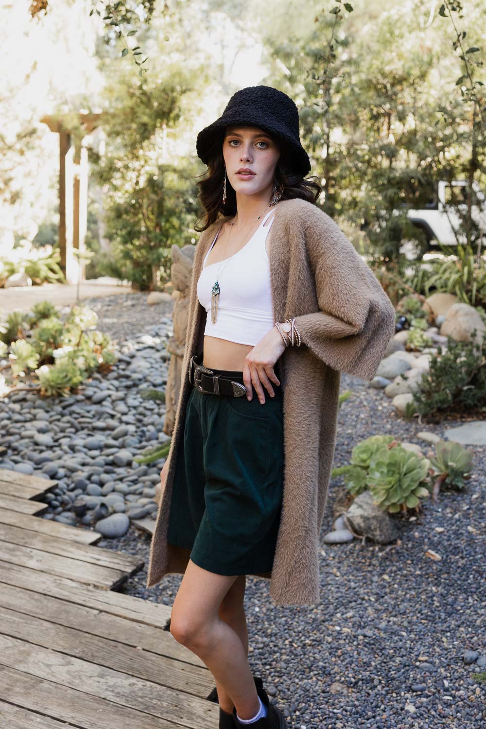 Ultra-Soft Luxe Mohair Knit Cardigan Ponchos